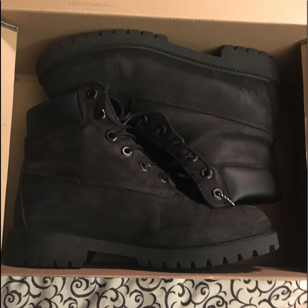 Timberland all black waterproof boots